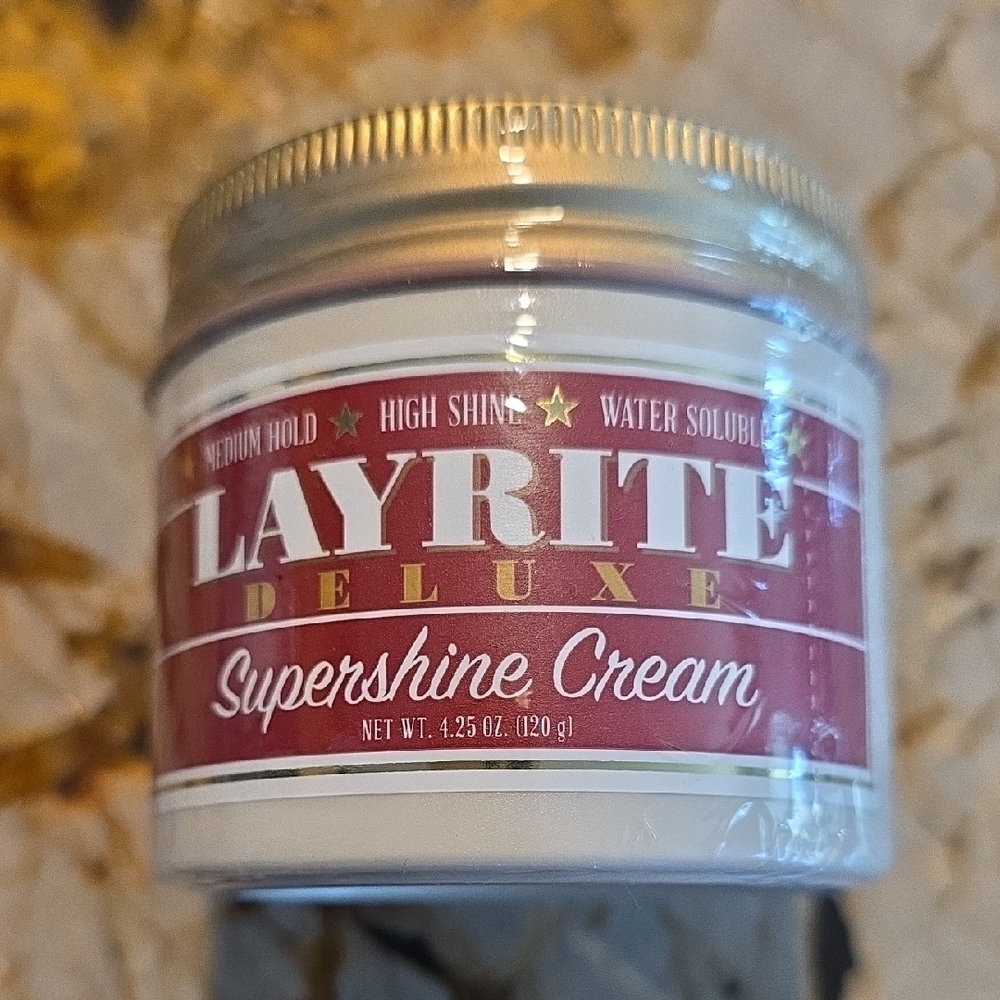 Layrite Red and White Hair Care Cream